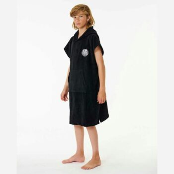 Rip Curl Kids Logo Hooded Towel Black. Rip Curl Towels - Hooded in Boys Towels - Hooded & Boys Accessories. Code: 009BTO