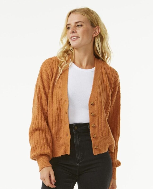 Rip Curl Afterglow Cardi Clay. Rip Curl Knitwears in Womens Knitwears & Womens Jackets, Jumpers & Knits. Code: 00VWKN