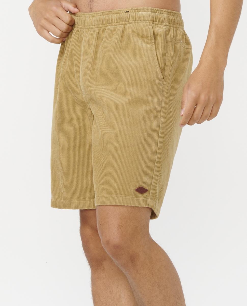 Rip Curl Classic Surf Cord Volley Dark Khaki. Rip Curl Walkshorts - Elastic Waist in Mens Walkshorts - Elastic Waist & Mens Shorts. Code: 026MWS