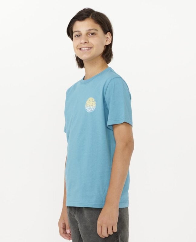 Rip Curl Wetsuit Icon Tee - Kids (8-16 Years) Ocean. Rip Curl Tees in Boys Tees & Boys T-shirts & Singlets. Code: 049BTE