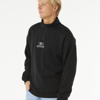 Rip Curl Pill Icon 1/4 Zip Crew Black. Rip Curl Sweats in Mens Sweats & Mens Jackets, Jumpers & Knits. Code: 074MFL