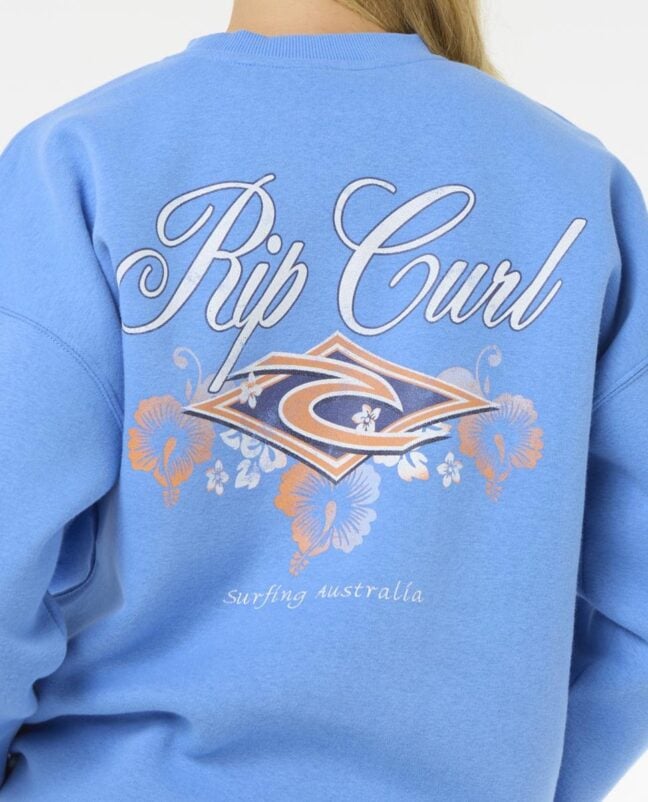 Rip Curl Hibiscus Diamond Heritage Blue. Rip Curl Sweats in Womens Sweats & Womens Jackets, Jumpers & Knits. Code: 083WFL