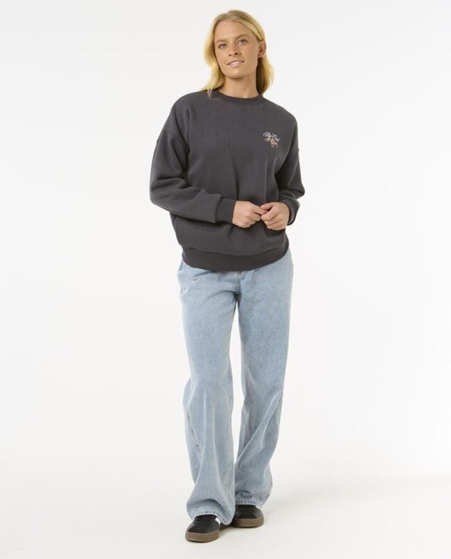 Rip Curl Hibiscus Diamond Heritage Washed Black. Rip Curl Sweats in Womens Sweats & Womens Jackets, Jumpers & Knits. Code: 083WFL