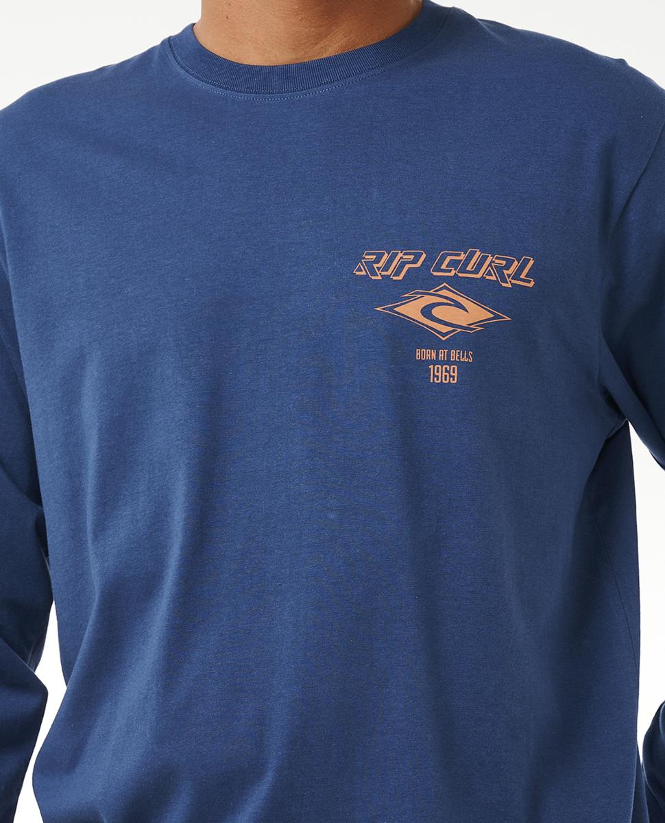 Rip Curl Fade Out Icon L/s Tee Washed Navy. Rip Curl Tees - Long Sleeve in Mens Tees - Long Sleeve & Mens T-shirts & Singlets. Code: 0BQMTE