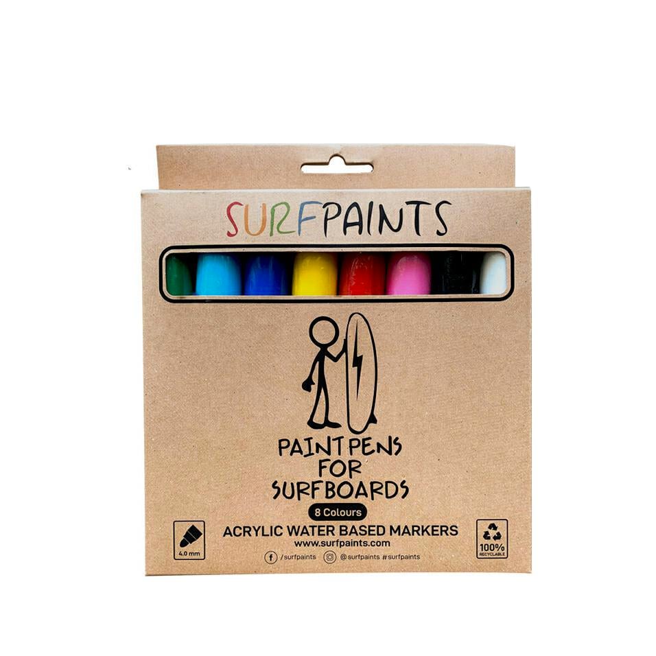 Surfpaints Surfboard Paint Pens 8 Pack - Primary Set Assorted. Surfpaints Parts in Boardsports Parts & Boardsports Surf. Code: SURFPAINTS