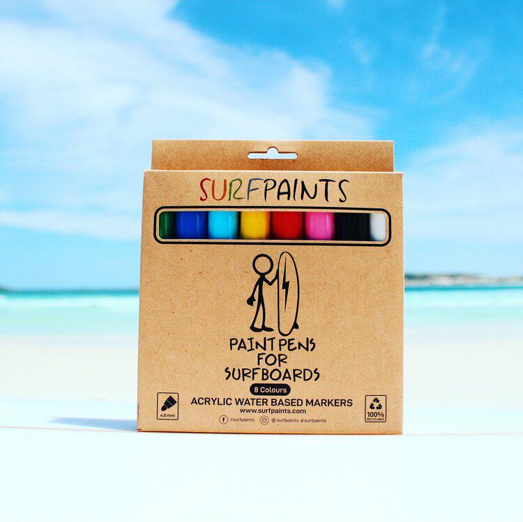 Surfpaints Surfboard Paint Pens 8 Pack - Primary Set Assorted. Surfpaints Parts in Boardsports Parts & Boardsports Surf. Code: SURFPAINTS