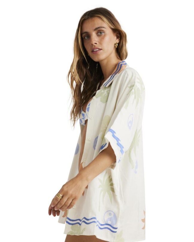 Billabong Sun Symbol Shirt Multi. Billabong Shirts - Short Sleeve in Womens Shirts - Short Sleeve & Womens Shirts. Code: UBJWT00257