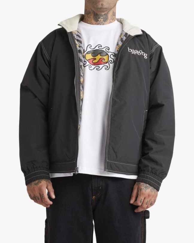Billabong Otis Sunny Full Zip Jacket Off Black. Billabong Jackets in Mens Jackets & Mens Jackets, Jumpers & Knits. Code: UBYJK00122