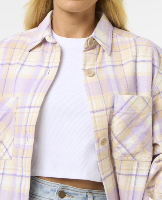 Rip Curl High Tide Soft Flannel Lilac. Rip Curl Jackets in Womens Jackets & Womens Jackets, Jumpers & Knits. Code: 02CWJA