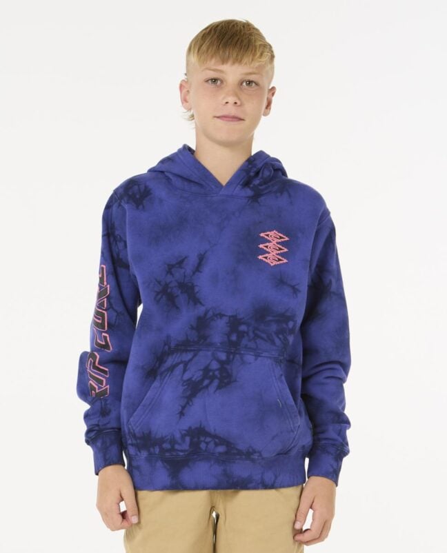 Rip Curl Raw Energy Tie Dye Hood - Wild Berry. Rip Curl Hoodies in Boys Hoodies & Boys Jackets, Jumpers & Knits. Code: 02HBFL