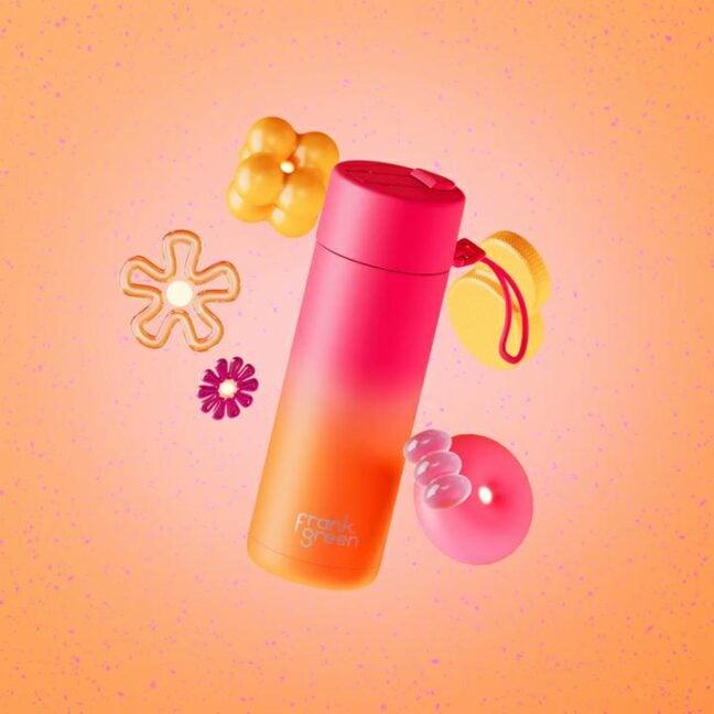 Frank Green 20oz Ss Ceramic Bottle Gr Summer Sunset. Frank Green Drinkware in Generic Drinkware & Generic Accessories. Code: B81S07C1