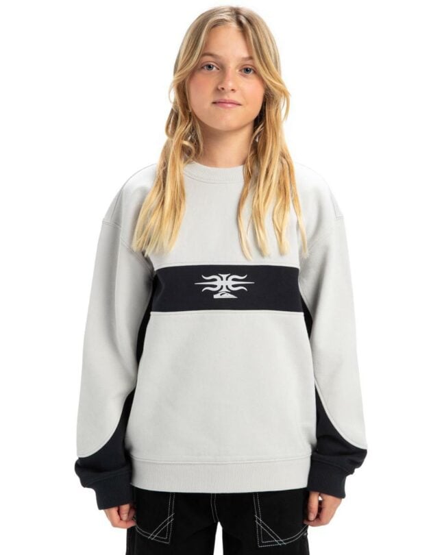 Quiksilver Mercury Devil - Pullover Sweatshirt For Boys 8 - 16 Lunar Rock. Quiksilver Sweats in Boys Sweats & Boys Jackets, Jumpers & Knits. Code: EQBFT03936