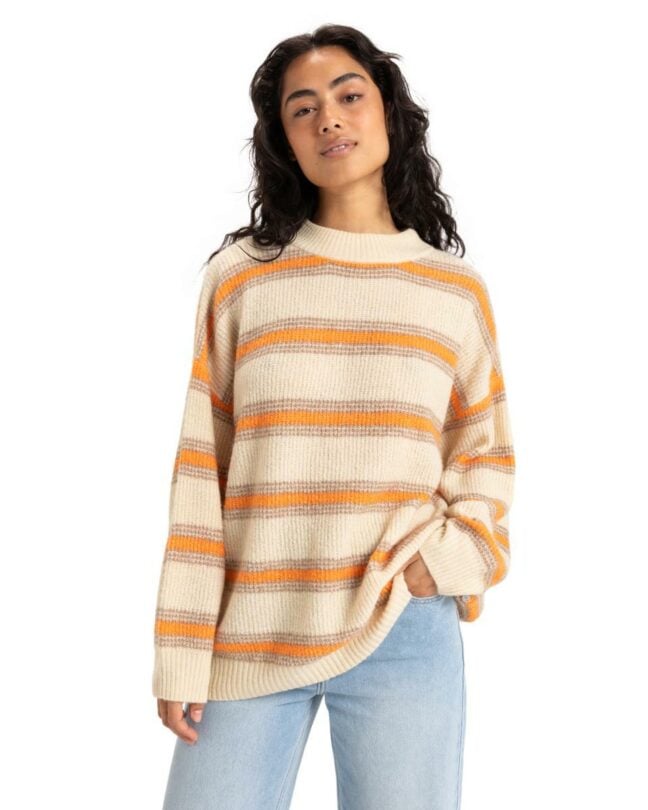 Roxy Little Dume Stripe Parchment Lucie Stri. Roxy Sweats in Womens Sweats & Womens Jackets, Jumpers & Knits. Code: ERJSW03664