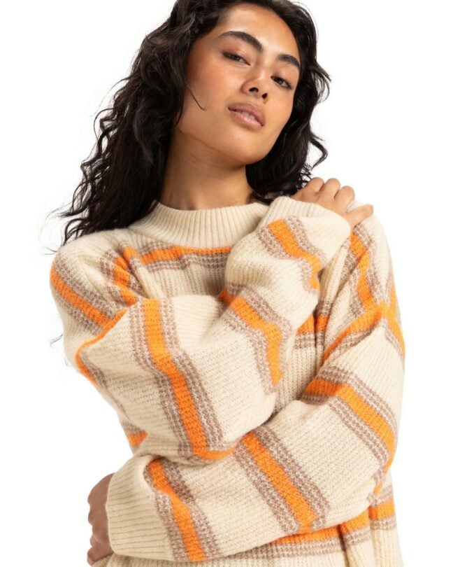 Roxy Little Dume Stripe Parchment Lucie Stri. Roxy Sweats in Womens Sweats & Womens Jackets, Jumpers & Knits. Code: ERJSW03664