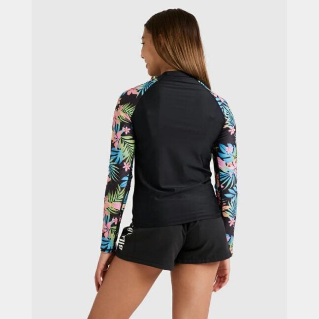 Billabong In Da Jungle Ls Sunshirt Black. Billabong Rashvests in Girls Rashvests & Girls Wetsuits. Code: UBGWR03022