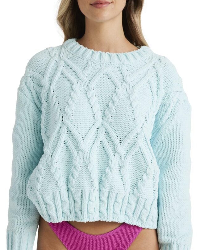 Billabong Only Mine Sweater Coastal Blue. Billabong Sweats in Womens Sweats & Womens Jackets, Jumpers & Knits. Code: UBJSW00145