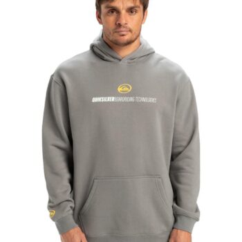 Quiksilver Slash Hood Steel Gray. Quiksilver Hoodies in Mens Hoodies & Mens Jackets, Jumpers & Knits. Code: UQYFT03179
