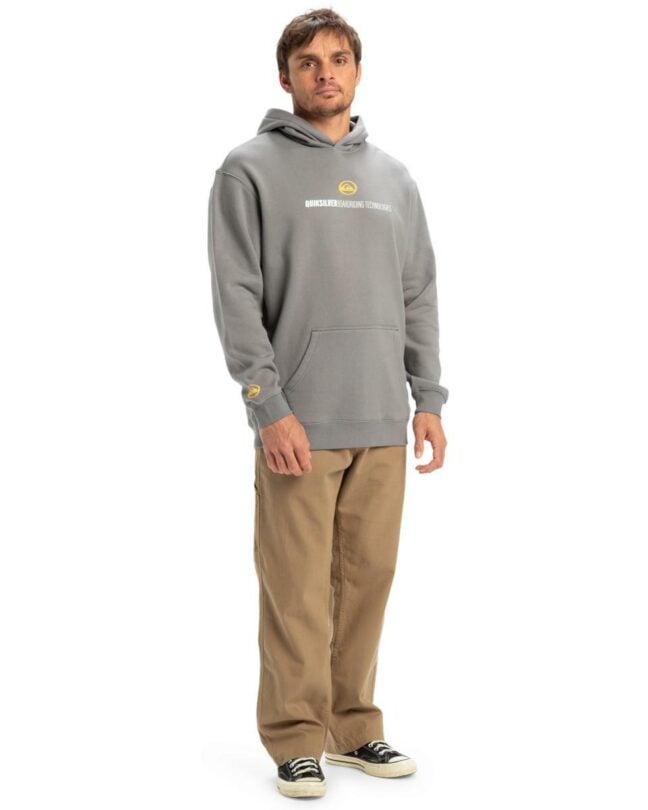 Quiksilver Slash Hood Steel Gray. Quiksilver Hoodies in Mens Hoodies & Mens Jackets, Jumpers & Knits. Code: UQYFT03179
