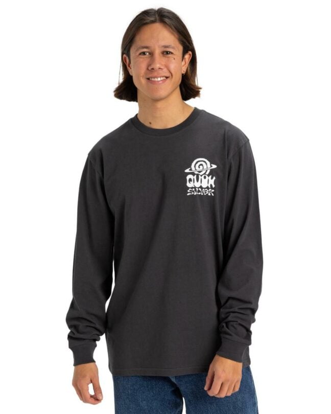 Quiksilver Cosmic Vibe Ls Tarmac. Quiksilver Tees - Long Sleeve in Mens Tees - Long Sleeve & Mens T-shirts & Singlets. Code: UQYZT05523