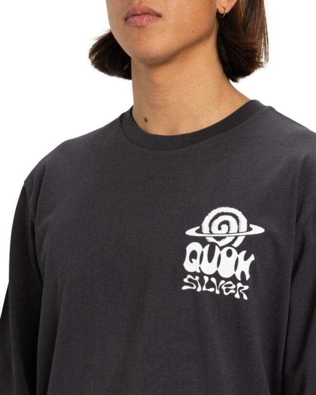 Quiksilver Cosmic Vibe Ls Tarmac. Quiksilver Tees - Long Sleeve in Mens Tees - Long Sleeve & Mens T-shirts & Singlets. Code: UQYZT05523