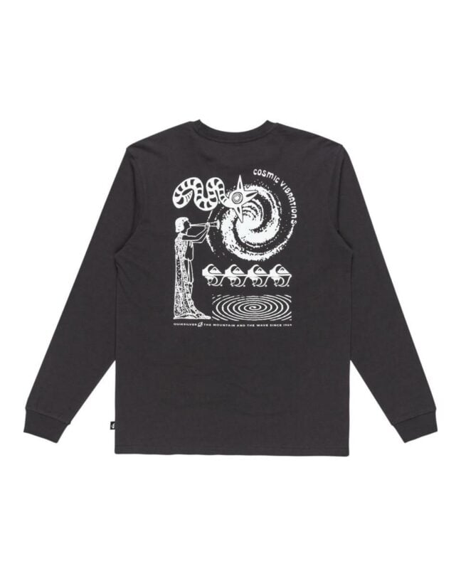 Quiksilver Cosmic Vibe Ls Tarmac. Quiksilver Tees - Long Sleeve in Mens Tees - Long Sleeve & Mens T-shirts & Singlets. Code: UQYZT05523