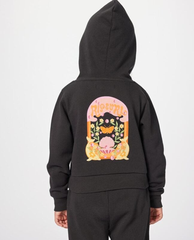 Rip Curl Rainbow Tropics Hoodie - Washed Black. Rip Curl Hoodies in Toddler Girls Hoodies & Toddler Girls Jackets, Jumpers & Knits. Code: 02JJFL