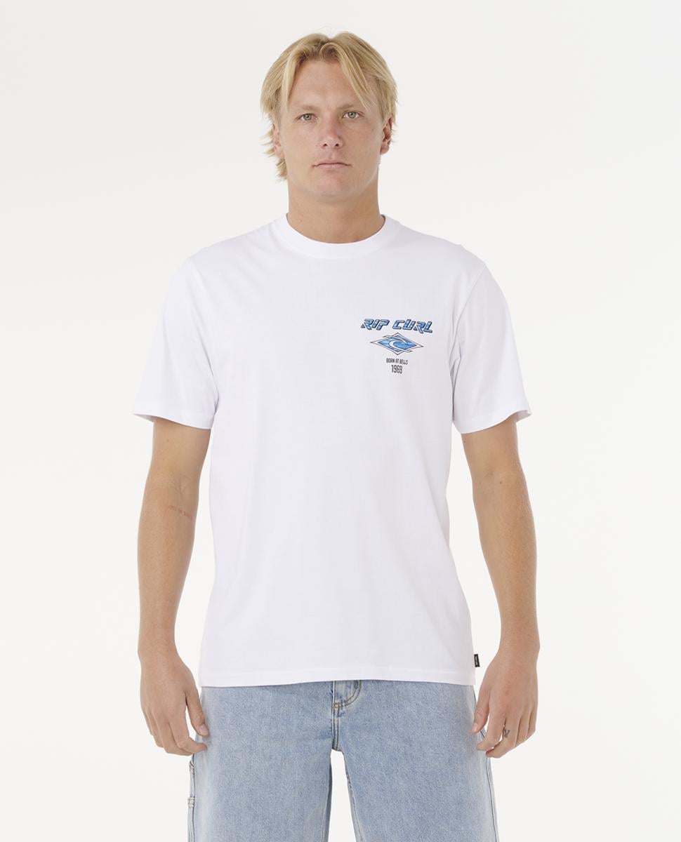 Rip Curl Fade Out Icon Tee White. Rip Curl Tees in Mens Tees & Mens T-shirts & Singlets. Code: 0CAMTE
