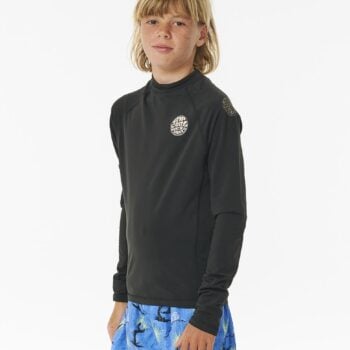 Rip Curl Icons Uv Brushed Long Sleeve Rash Vest - Boys (8-16 Years) Black. Rip Curl Rashvests in Boys Rashvests & Boys Wetsuits. Code: 11YBRV