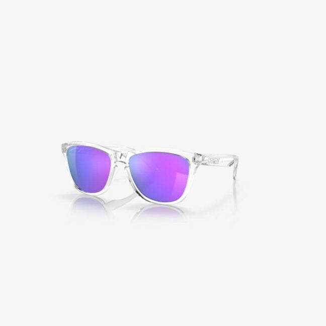 Oakley Frogskin Polished Clear Prizm Violet Clear Violet. Oakley Sunglasses in Mens Sunglasses & Mens Eyewear. Code: 9013H755