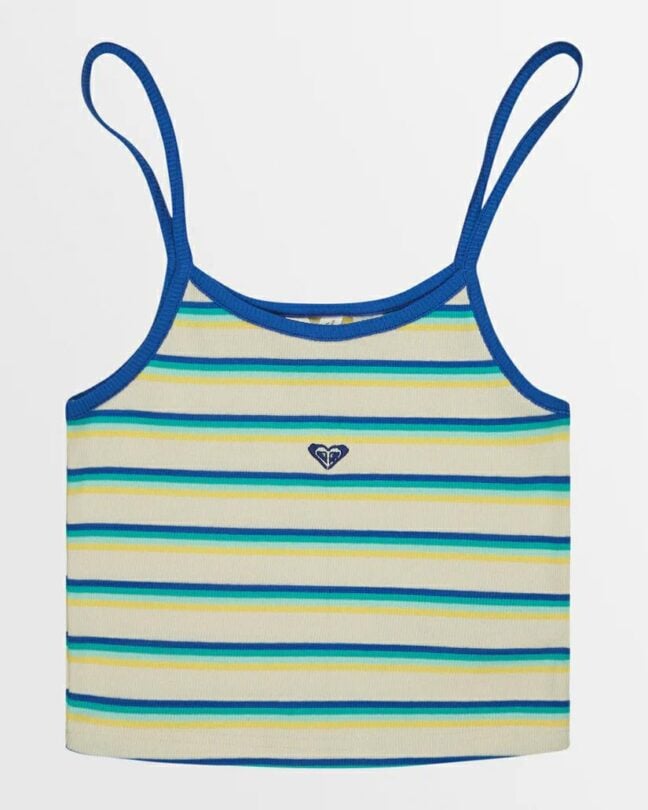 Roxy Roxy Vintage Cst Rg Egret Surf Happy Str. Roxy Fashion Tops in Girls Fashion Tops & Girls Tops. Code: ERGKT03259