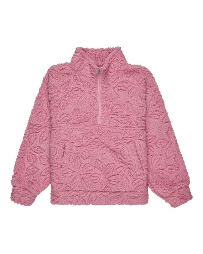 Roxy Having More Fun - Half Zip Polar For Girls 4 - 16 Lilac Chiffon. Roxy Sweats in Girls Sweats & Girls Jackets, Jumpers & Knits. Code: ERGPF03079