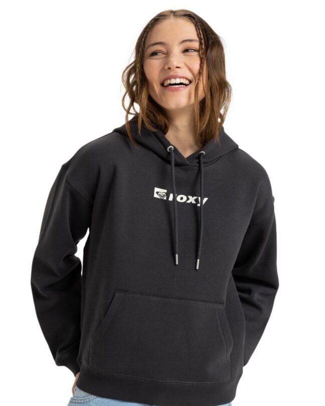 Roxy Perfect Place Hoodie Brus Phantom. Roxy Hoodies in Womens Hoodies & Womens Jackets, Jumpers & Knits. Code: ERJFT04959
