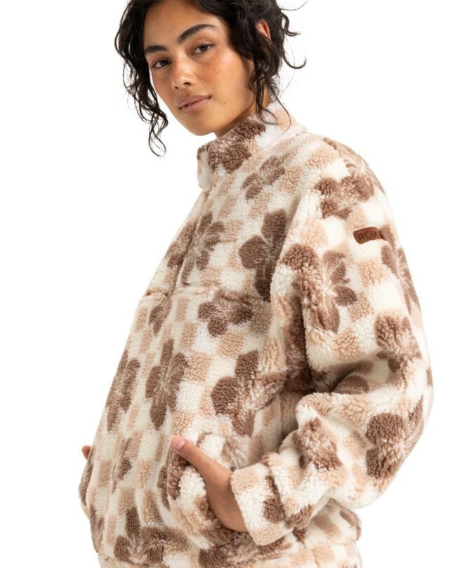 Roxy Jive Talking Bonded Egret Hibi Square. Roxy Sweats in Womens Sweats & Womens Jackets, Jumpers & Knits. Code: ERJPF03208