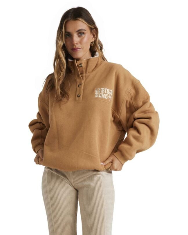 Billabong Twisties Button Down Biscuit. Billabong Sweats in Womens Sweats & Womens Jackets, Jumpers & Knits. Code: UBJFT00265