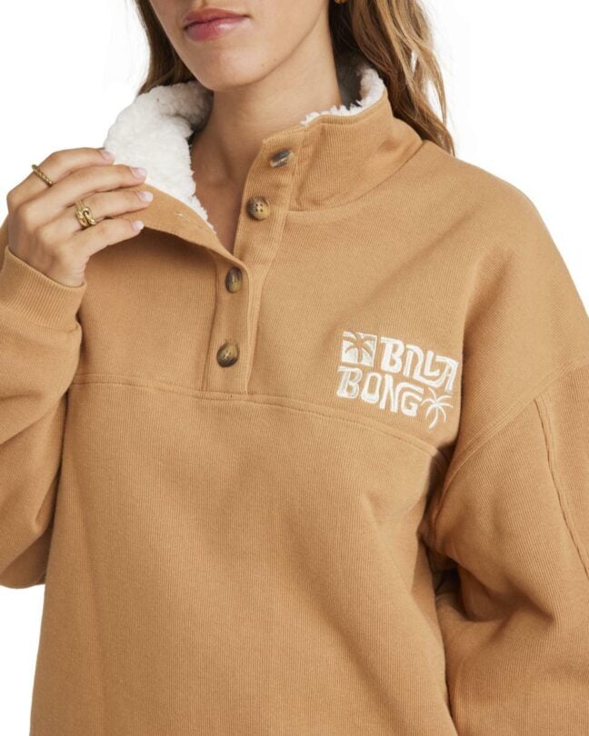 Billabong Twisties Button Down Biscuit. Billabong Sweats in Womens Sweats & Womens Jackets, Jumpers & Knits. Code: UBJFT00265