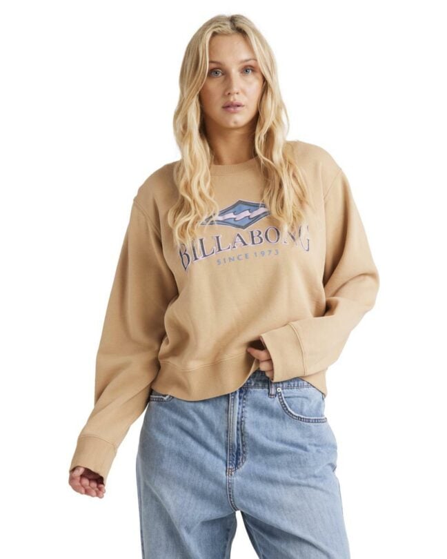 Billabong Epic Days Crew Khaki. Billabong Sweats in Womens Sweats & Womens Jackets, Jumpers & Knits. Code: UBJFT00278