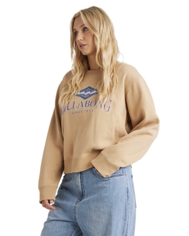 Billabong Epic Days Crew Khaki. Billabong Sweats in Womens Sweats & Womens Jackets, Jumpers & Knits. Code: UBJFT00278