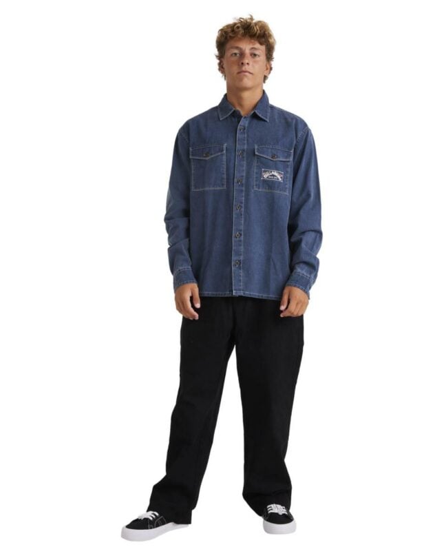 Billabong Bong Years Over Shirt Indigo. Billabong Shirts - Long Sleeve in Mens Shirts - Long Sleeve & Mens Shirts. Code: UBYWT00154