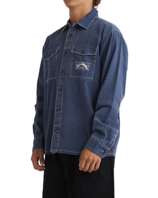 Billabong Bong Years Over Shirt Indigo. Billabong Shirts - Long Sleeve in Mens Shirts - Long Sleeve & Mens Shirts. Code: UBYWT00154