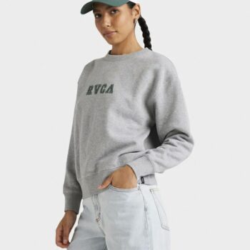 Rvca Ivy League Classic Crew Grey Marle. Rvca Sweats in Womens Sweats & Womens Jackets, Jumpers & Knits. Code: UVJFT00146