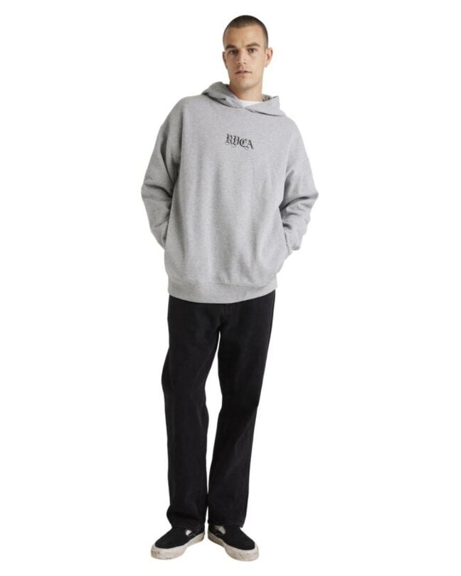 Rvca Benj Hoodie Grey Marle. Rvca Hoodies in Mens Hoodies & Mens Jackets, Jumpers & Knits. Code: UVYFT00333