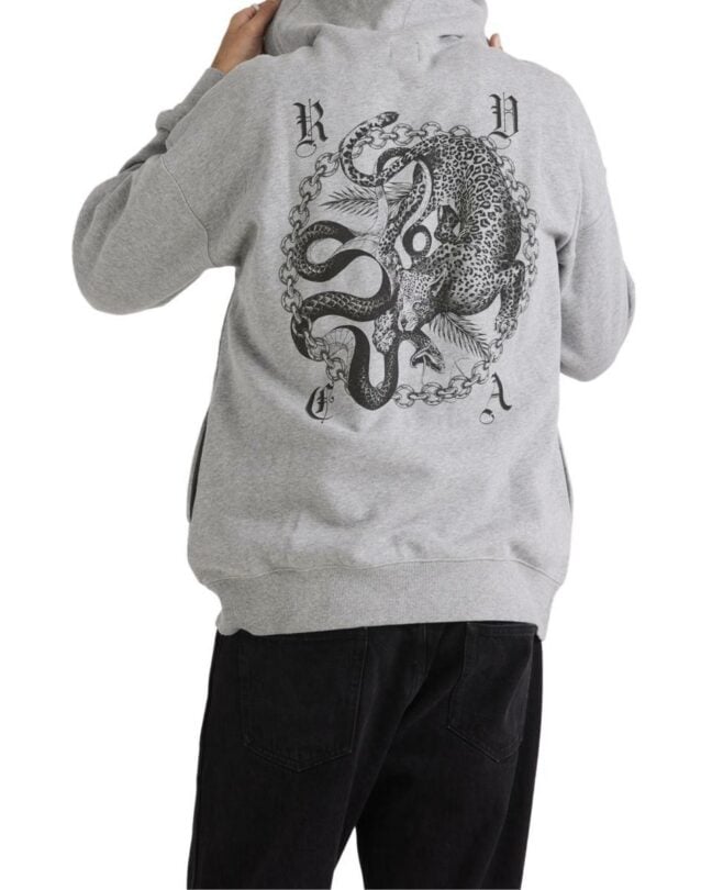 Rvca Benj Hoodie Grey Marle. Rvca Hoodies in Mens Hoodies & Mens Jackets, Jumpers & Knits. Code: UVYFT00333