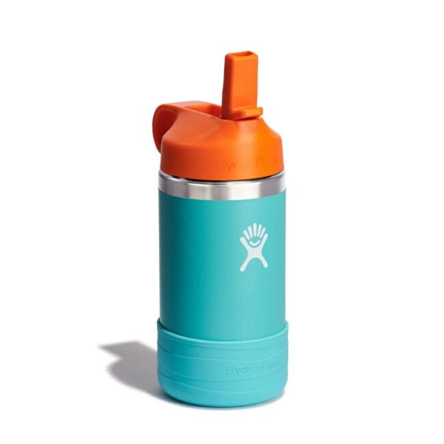Hydro Flask 12oz Kids Wide Mouth Straw Cap And Boot Seaspray. Hydro Flask Drinkware in Generic Drinkware & Generic Accessories. Code: W12CSWBB