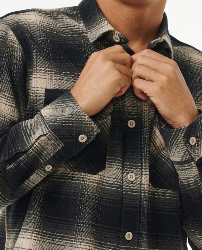 Rip Curl Count Flannel Shirt Taupe. Rip Curl Shirts - Long Sleeve in Mens Shirts - Long Sleeve & Mens Shirts. Code: 00JMSH