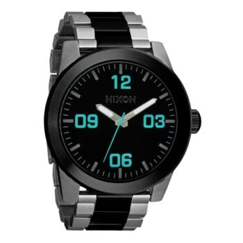 Nixon Corporal Ss Silver/gun Silver Gunmetal. Nixon Watches in Mens Watches & Mens Watches. Code: A3465146