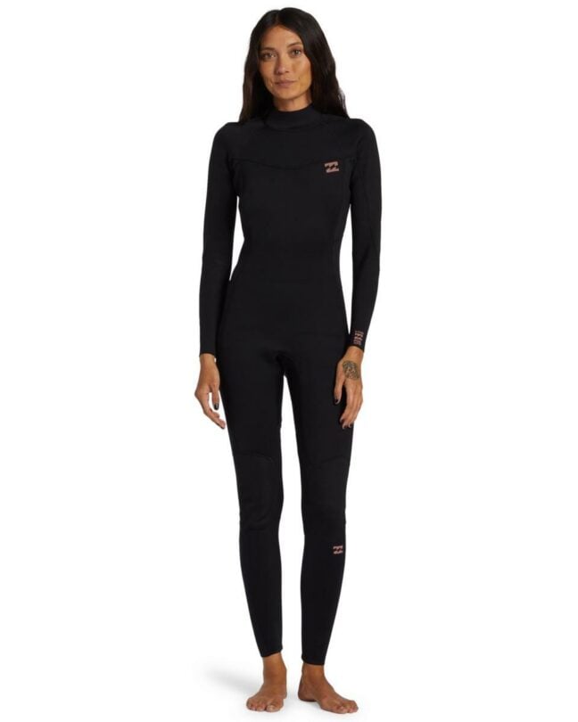 Billabong 4/3mm Foil Back Zip Wetsuit Black. Billabong Steamers in Womens Steamers & Womens Wetsuits. Code: ABJW100185