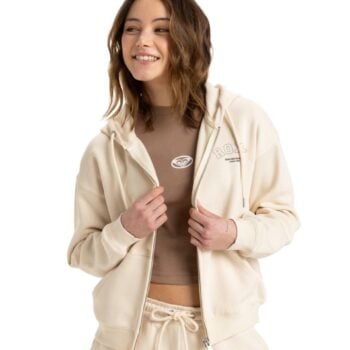 Roxy Perfect Place Zip Brushed Parchment. Roxy Hoodies in Womens Hoodies & Womens Jackets, Jumpers & Knits. Code: ERJFT04960
