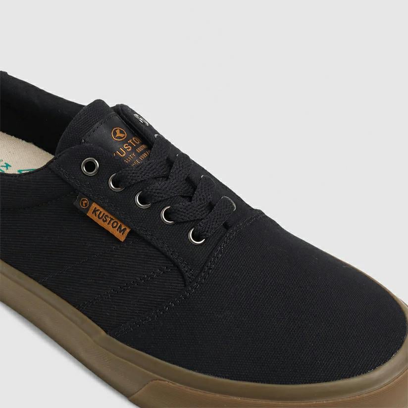 Kustom Footwear Central Wide Black Gum Black Gum. Kustom Footwear Shoes in Mens Shoes & Mens Footwear. Code: K913104