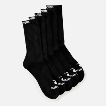 Rip Curl Men`s Brand Crew Sock - 5 Pack Black. Rip Curl Socks, Underwear, Pyjamas in Mens Socks, Underwear, Pyjamas & Mens Footwear. Code: 007MSO