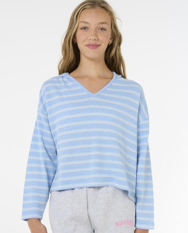 Rip Curl Bobbi Knit Hood-girl Mid Blue. Rip Curl Hoodies in Girls Hoodies & Girls Jackets, Jumpers & Knits. Code: 009GKN